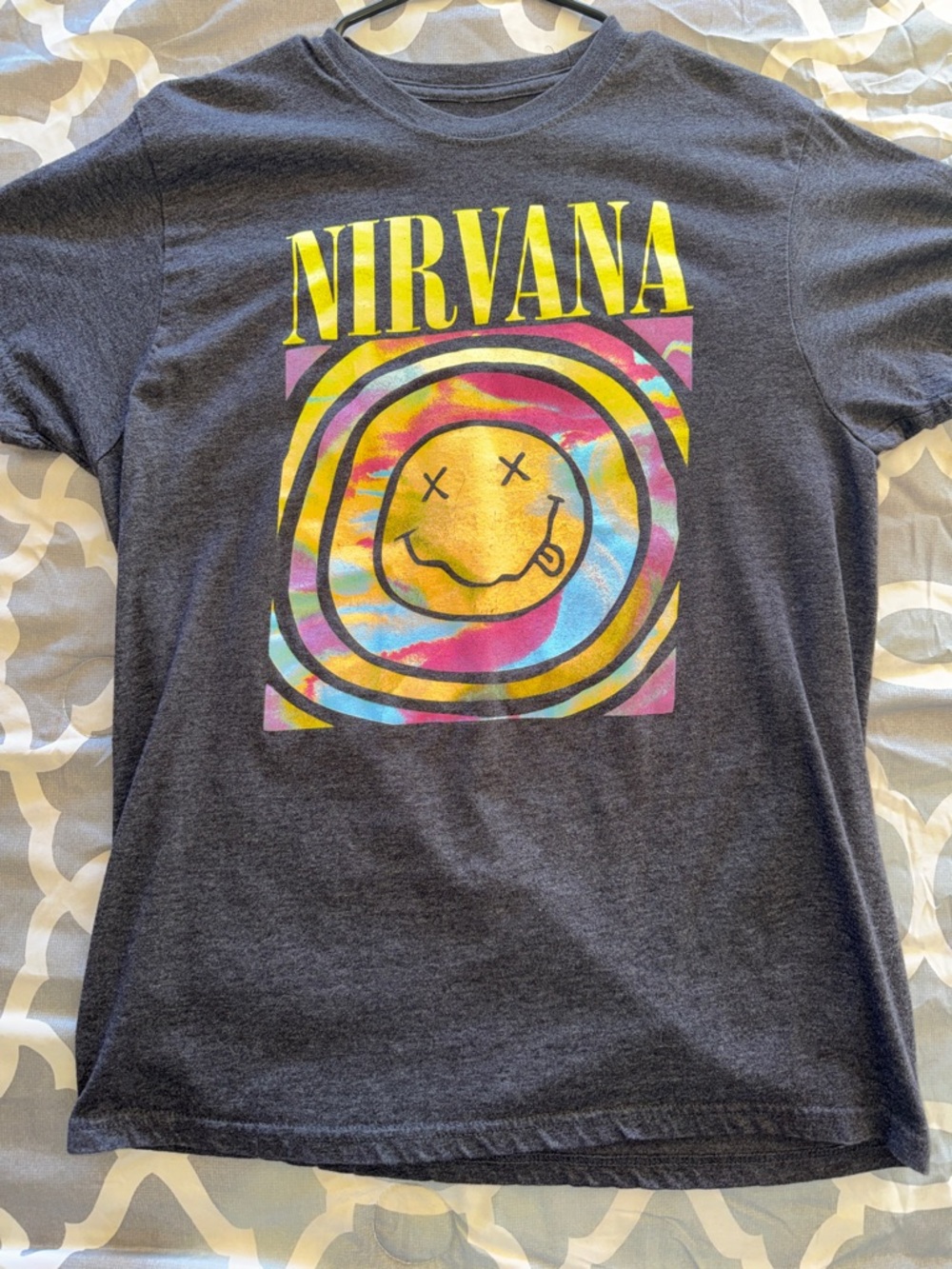 NIRVANA - Smiley Face Graphic Tee
